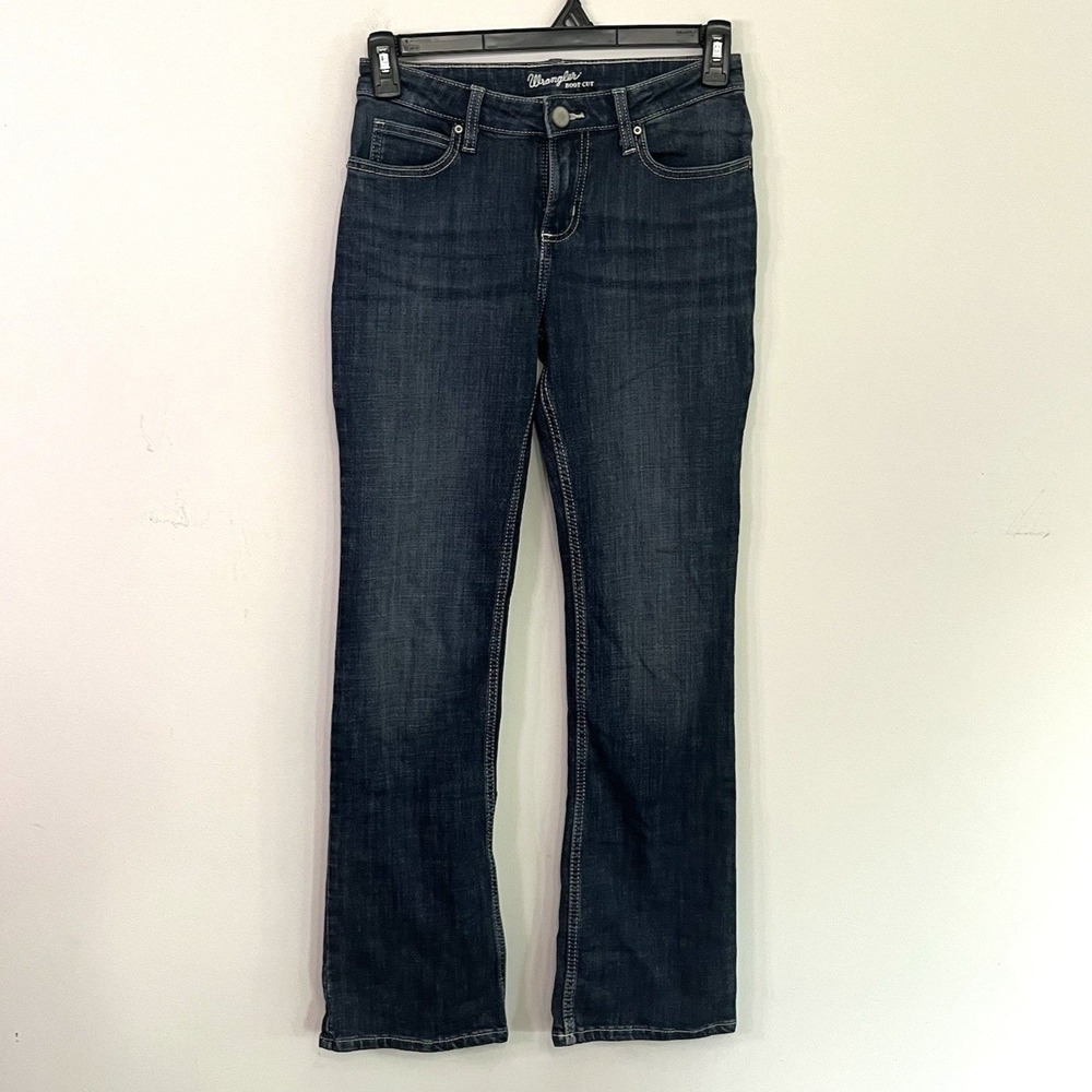 Wrangler Bootcut Jeans Womens Size 3 Dark Wash Mid-Rise